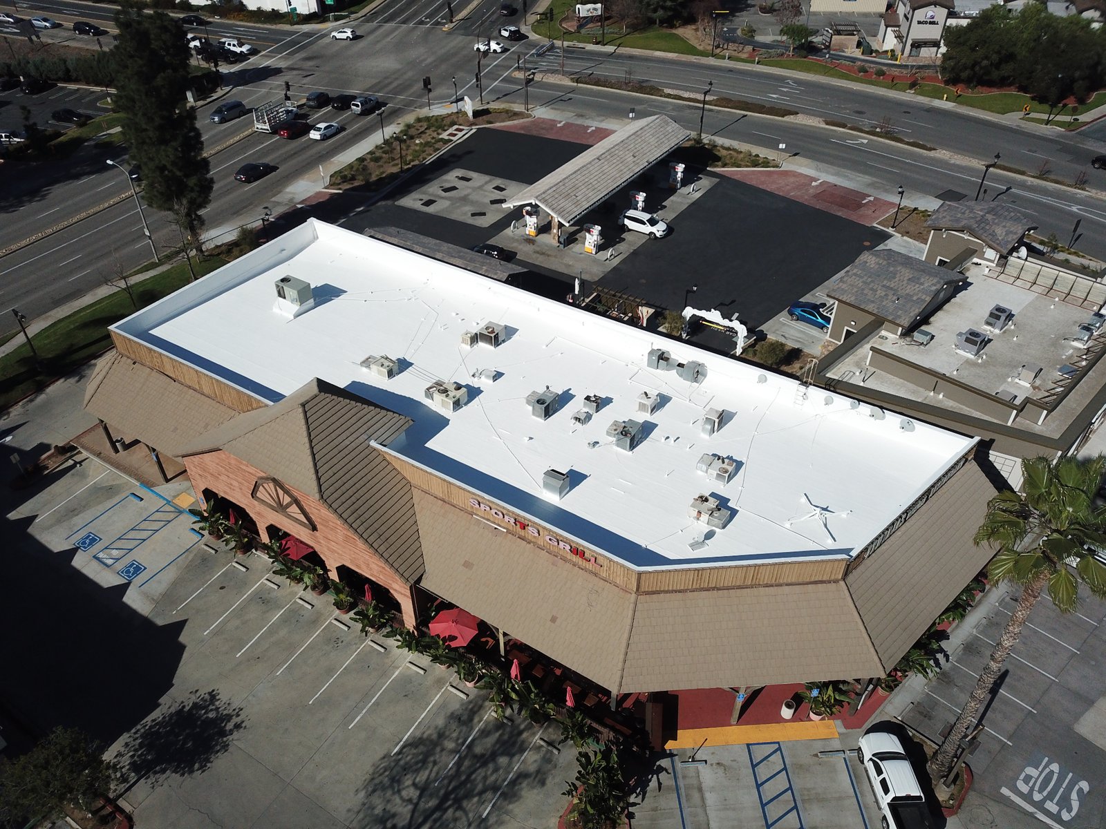 Strip Mall - Flat Roof roof